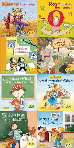 Geheftet Pixi-8er-Set 223: Willkommen in der Schule! (8x1 Exemplar) von 