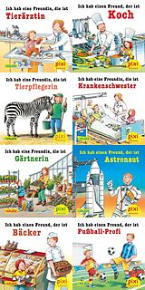 Klassensatz () Pixi-8er-Set 242: Meine Lieblingsberufe (8x1 Exemplar) von Ralf Butschkow