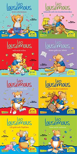 Geheftet Pixi-Box 219: Leo Lausemaus (8x8 Exemplare) von Anna Casalis
