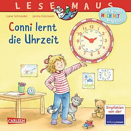 Kartonierter Einband LESEMAUS 190: Conni lernt die Uhrzeit von Liane Schneider