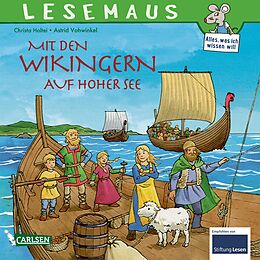 Kartonierter Einband LESEMAUS 148: Mit den Wikingern auf hoher See von Christa Holtei