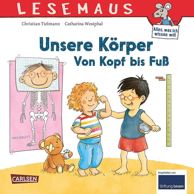 LESEMAUS 167: Unsere Körper  Von Kopf bis Fuß