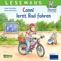 Kartonierter Einband LESEMAUS 39: Conni lernt Rad fahren von Liane Schneider