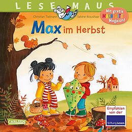 Kartonierter Einband LESEMAUS 96: Max im Herbst von Christian Tielmann