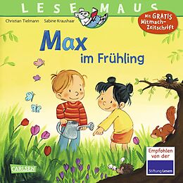 Kartonierter Einband LESEMAUS 29: Max im Frühling von Christian Tielmann