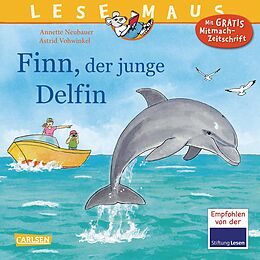Kartonierter Einband LESEMAUS 127: Finn, der junge Delfin von Annette Neubauer