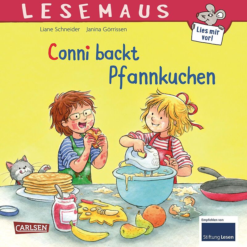 LESEMAUS 123: Conni backt Pfannkuchen