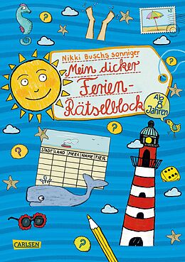 Kartonierter Einband Rätselspaß Grundschule: Mein dicker Ferien-Rätselblock von Nikki Busch