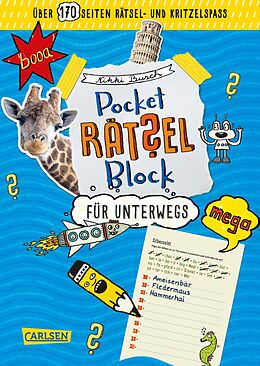 Couverture cartonnée Pocket-Rätsel-Block: Rätsel für unterwegs de Nikki Busch