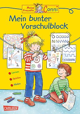 Kartonierter Einband Conni Gelbe Reihe (Beschäftigungsbuch): Mein bunter Vorschulblock von Hanna Sörensen