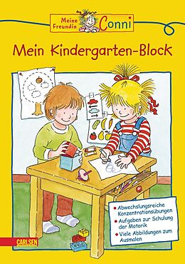 Kartonierter Einband Conni Gelbe Reihe (Beschäftigungsbuch): Mein Kindergarten-Block von Hanna Sörensen