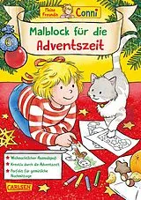 Kartonierter Einband Conni Gelbe Reihe (Beschäftigungsbuch): Mein Malblock für die Adventszeit von Hanna Sörensen