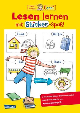 Kartonierter Einband Conni Gelbe Reihe (Beschäftigungsbuch): Lesen lernen mit Sticker-Spaß von Hanna Sörensen