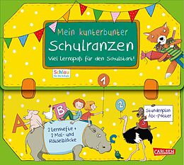 Kartonierter Einband Schlau für die Schule: Mein kunterbunter Schulranzen (Buch-Set für den Schulstart) von Christine Mildner