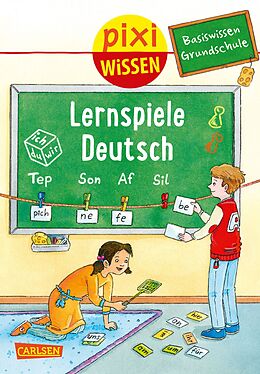 Kartonierter Einband Pixi Wissen 98: Basiswissen Grundschule: Lernspiele Deutsch von Eva Bade