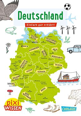 Kartonierter Einband Pixi Wissen 109: Deutschland von Christine Stahr