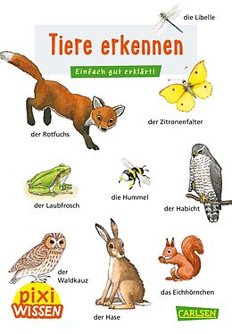 Geheftet Pixi Wissen 30: Tiere erkennen von Hanna Sörensen