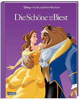 Fester Einband Disney  Filmklassiker Premium: Die Schöne und das Biest von Walt Disney