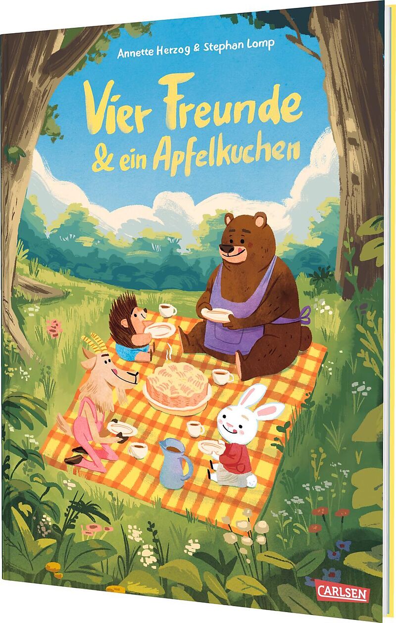Vier Freunde und ein Apfelkuchen