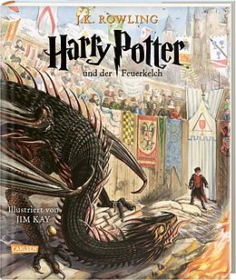 Fester Einband Harry Potter und der Feuerkelch (farbig illustrierte Schmuckausgabe) (Harry Potter 4) von J.K. Rowling