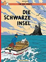 Kartonierter Einband Tim und Struppi: Die schwarze Insel von Hergé