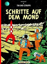 Kartonierter Einband Tim und Struppi 16: Schritte auf dem Mond von Hergé