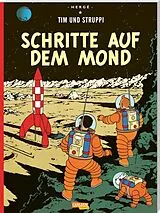 Kartonierter Einband Tim und Struppi: Schritte auf dem Mond von Hergé
