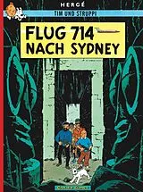 Kartonierter Einband Tim und Struppi: Flug 714 nach Sydney von Hergé
