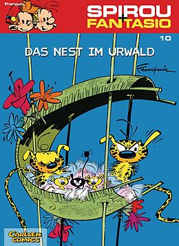 Kartonierter Einband Spirou und Fantasio 10: Das Nest im Urwald von André Franquin