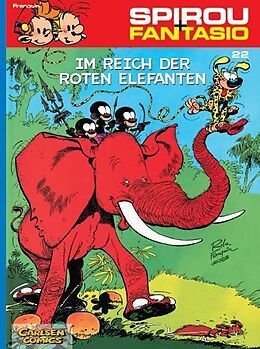 Kartonierter Einband Spirou und Fantasio 22: Im Reich der roten Elefanten von André Franquin