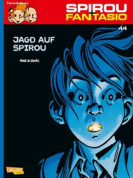 Kartonierter Einband Spirou und Fantasio 44: Jagd auf Spirou von Janry, Tome