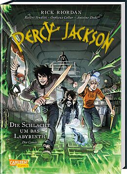 Fester Einband Percy Jackson (Comic) 4: Die Schlacht um das Labyrinth von Rick Riordan, Robert Venditti