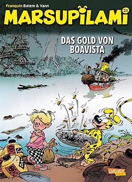 Kartonierter Einband Marsupilami 21: Das Gold von Boavista von Yann, André Franquin