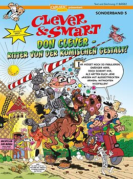 Kartonierter Einband Clever und Smart Sonderband 5: Don Clever  Ritter von der komischen Gestalt! von Francisco Ibáñez