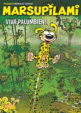 Kartonierter Einband Marsupilami 5: Viva Palumbien! von Stéphan Colman, André Franquin, Batem