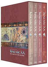 Set mit div. Artikeln (Set) Nausicaä aus dem Tal der Winde, Doppelband-Edition Bände 1-4 im Schuber von Hayao Miyazaki