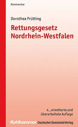 E-Book (epub) Rettungsgesetz Nordrhein-Westfalen von Dorothea Prütting