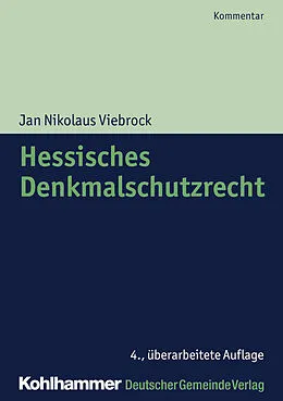 E-Book (epub) Hessisches Denkmalschutzrecht von Tomas Boennecken, Till Kemper