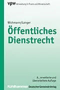 E-Book (pdf) Öffentliches Dienstrecht von Manfred Wichmann