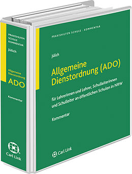 Loseblatt Allgemeine Dienstordnung (ADO) von Christian Jülich, Maria L Weiss