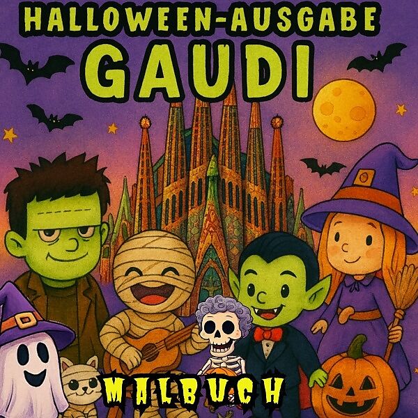 Gaudi Halloween Malbuch