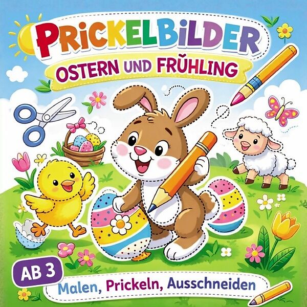 Prickelbilder Ostern und Frühling