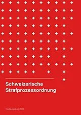 Kartonierter Einband Schweizerische Strafprozessordnung 2026 von Gesetze24 Schweiz