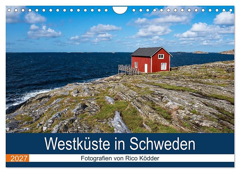 Westküste in Schweden (Wandkalender 2027 DIN A4 quer), CALVENDO Monatskalender