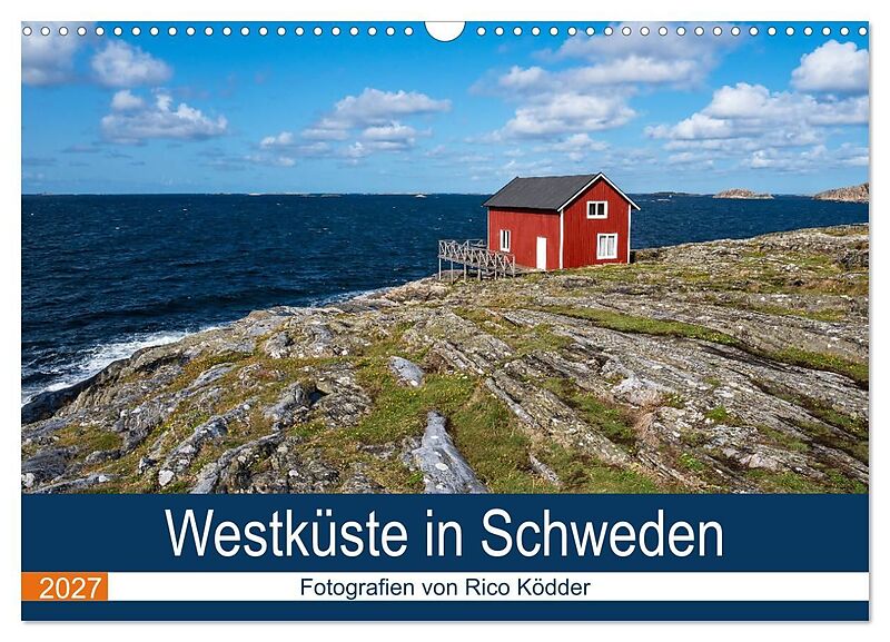 Westküste in Schweden (Wandkalender 2027 DIN A3 quer), CALVENDO Monatskalender