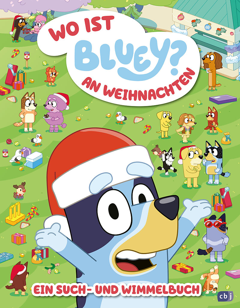 BLUEY  Wo ist BLUEY? an Weihnachten  Ein Such- und Wimmelbuch