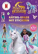 Fester Einband Unicorn Academy  Rätselspaß mit Stickern von 