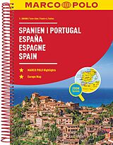 Spiralbindung MARCO POLO Reiseatlas Spanien, Portugal 1:300.000 von 