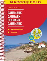 Kartonierter Einband MARCO POLO Reiseatlas Dänemark 1:200.000 von 