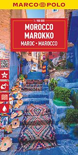 (Land)Karte MARCO POLO Reisekarte Marokko 1:900.000 von Marco Polo